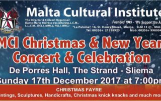 Malta Cultural Institute Christmas Concert and Exhibition 2017