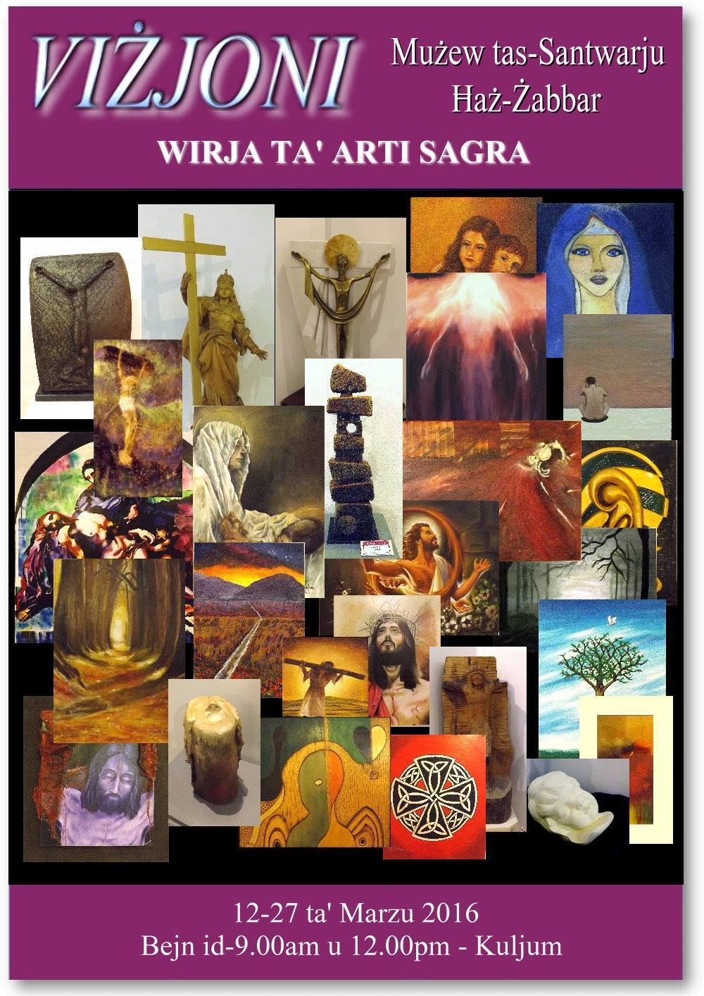 Viżjoni - Wirja ta' Arti Sagra 2016 - Zabbar Sanctuary Museum